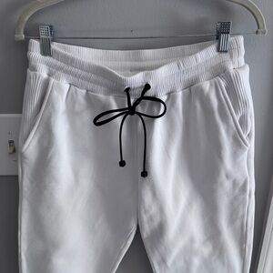 Koral White Ankle Cropped Pants